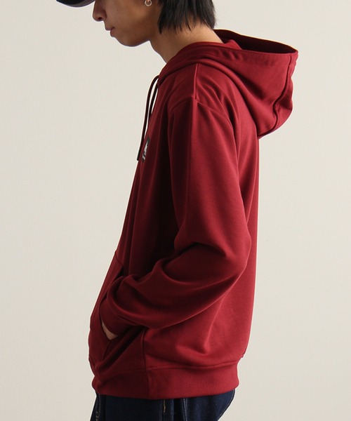 LOGOS park（ロゴスパーク）の「【LOGOS Park/ロゴスパーク】裏毛 ボックスロゴ プルオーバーパーカー（パーカー・メンズ・ネイビー/カーキ/ブラック/ダークベージュ/ホワイト/グレー/ワイン・LL/M/L）」の9枚目の写真