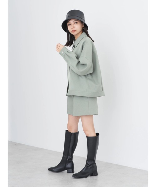 earth music&ecology（アースミュージックアンドエコロジー）の「ショート丈カバーオール（カバーオール・レディース・モカ/カーキ・FREE）」の7枚目の写真