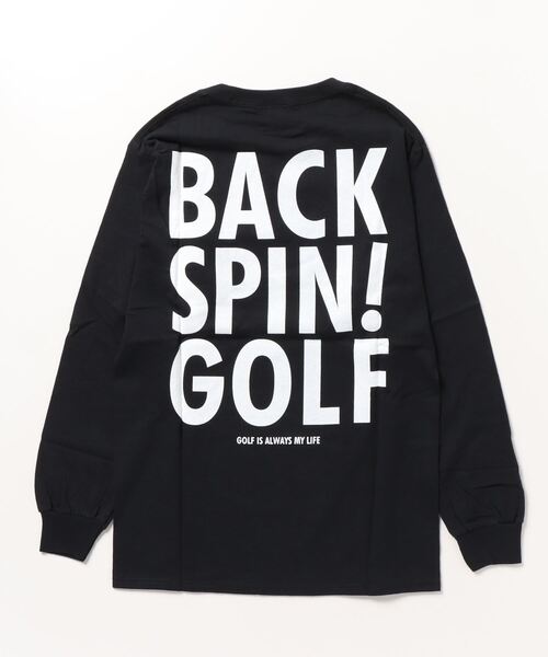RAWLIFE（ロウライフ）の「BACK SPIN!GOLF/バックスピンゴルフ/BACK LOGO LONG T-shirt（BSBB01W717）（Tシャツ/カットソー・メンズ・ホワイト/イエロー/オレンジ/ブラック・XL/L/S/M）」の16枚目の写真
