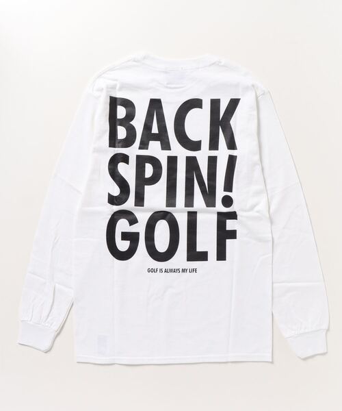 RAWLIFE（ロウライフ）の「BACK SPIN!GOLF/バックスピンゴルフ/BACK LOGO LONG T-shirt（BSBB01W717）（Tシャツ/カットソー・メンズ・ホワイト/イエロー/オレンジ/ブラック・XL/L/S/M）」の19枚目の写真