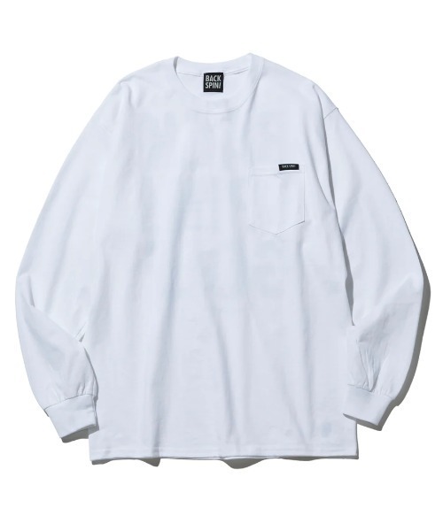 RAWLIFE（ロウライフ）の「BACK SPIN!GOLF/バックスピンゴルフ/BACK LOGO LONG T-shirt（BSBB01W717）（Tシャツ/カットソー・メンズ・ホワイト/イエロー/オレンジ/ブラック・XL/L/S/M）」の11枚目の写真