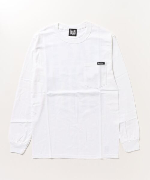 RAWLIFE（ロウライフ）の「BACK SPIN!GOLF/バックスピンゴルフ/BACK LOGO LONG T-shirt（BSBB01W717）（Tシャツ/カットソー・メンズ・ホワイト/イエロー/オレンジ/ブラック・XL/L/S/M）」の12枚目の写真