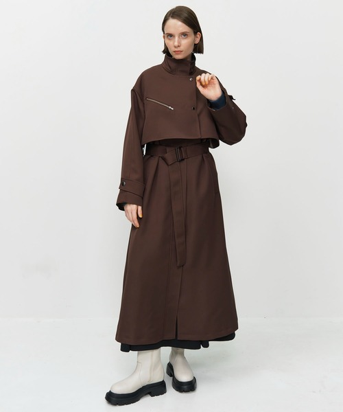 コラージュ　コート⭐︎一度のみ着用⭐︎ CITY TOKYO（シティトウキョウ）の「トリプルクロスジップスタンド