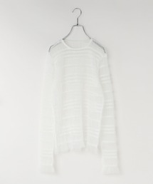 LOWRYS FARM | レースロングスリーブ　974197(シャツ/ブラウス)