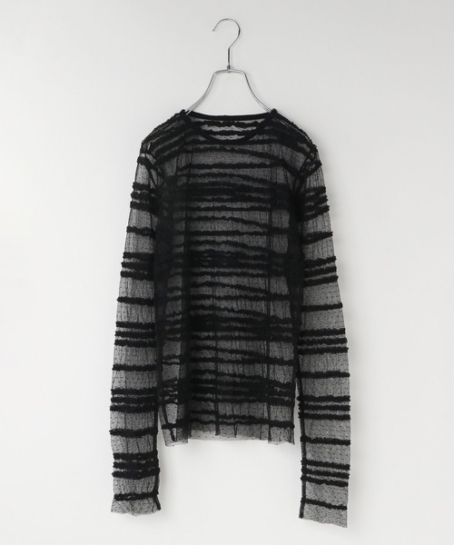 LOWRYS FARM（ローリーズファーム）の「レースロングスリーブ　974197（シャツ/ブラウス・キッズ・ホワイト/ブラック・150cm/160cm）」の2枚目の写真