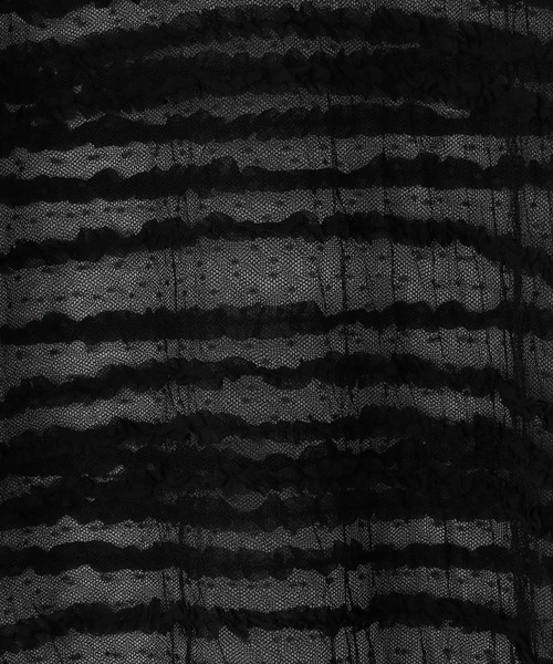 LOWRYS FARM（ローリーズファーム）の「レースロングスリーブ　974197（シャツ/ブラウス・キッズ・ホワイト/ブラック・150cm/160cm）」の9枚目の写真