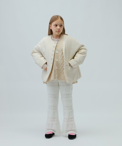 LOWRYS FARM（ローリーズファーム）の「レースロングスリーブ　974197（シャツ/ブラウス・キッズ・ホワイト/ブラック・150cm/160cm）」の17枚目の写真