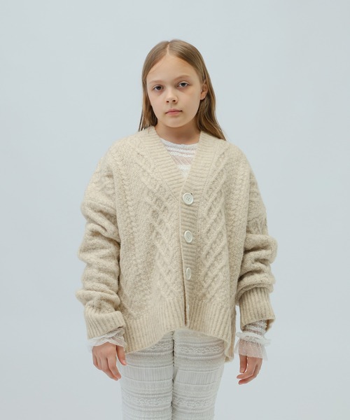 LOWRYS FARM（ローリーズファーム）の「レースロングスリーブ　974197（シャツ/ブラウス・キッズ・ホワイト/ブラック・150cm/160cm）」の15枚目の写真