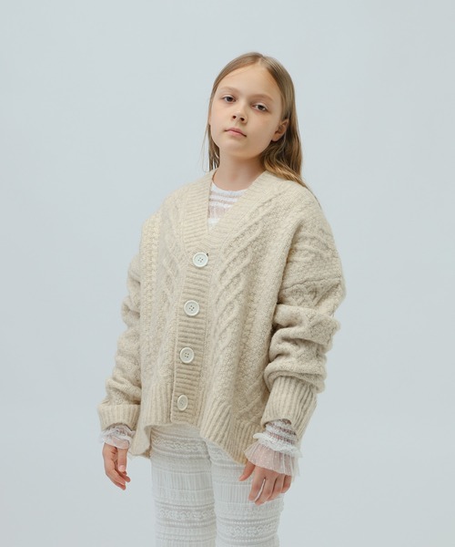 LOWRYS FARM（ローリーズファーム）の「レースロングスリーブ　974197（シャツ/ブラウス・キッズ・ホワイト/ブラック・150cm/160cm）」の16枚目の写真