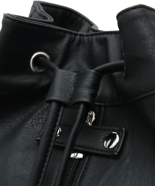 OUTLET（アウトレット）の「【Discoat Petit】P合皮リュック（バックパック/リュック・レディース・ネイビー/ブラック/ホワイト・FREE）」の6枚目の写真