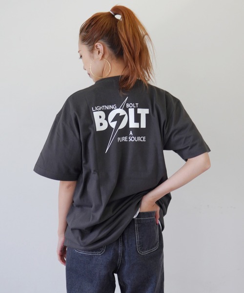 Port（ポート）の「【 LIGHTNING BOLT / ライトニング ボルト 】 SURF TEE（Tシャツ/カットソー・メンズ・ブルー/ホワイト/スミクロ・M/XL/L）」の4枚目の写真