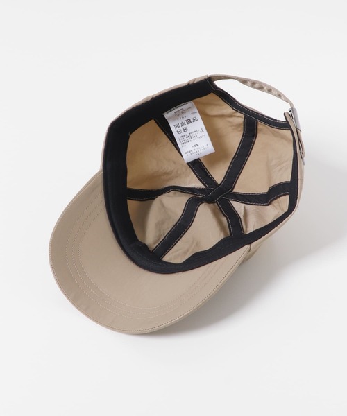 URBAN RESEARCH DOORS（アーバンリサーチドアーズ）の「ワッシャーナイロンキャップ（キャップ・レディース・ブラック/ベージュ・ONE）」の6枚目の写真