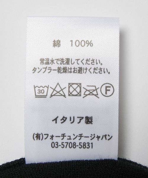 ROPE'（ロペ）の「【イタリア製】ソフトコットンクルーネックニットソー（ニット/セーター・レディース・ブラック/ネイビー/キナリ・FREE）」の10枚目の写真