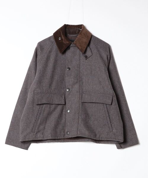 Barbour（バブアー）の「Barbour/バブアー 別注 BORROWDALE WOOL/ボロウデイル ウール（ブルゾン・メンズ・オリーブ/ブラック/チェック/その他9・42/38/40/36/34）」の3枚目の写真