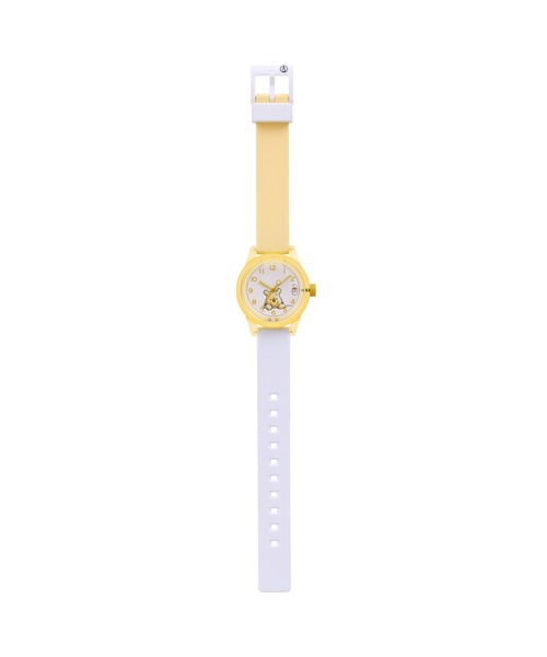 Q&Q SmileSolar(キューアンドキュースマイルソーラー)の「Q&Q SmileSolar / DISNEY COLLECTION プーさん 【S】(アナログ腕時計・レディース・グレー系その他/クリア/イエロー系その他・L/M/S)」の4枚目の写真