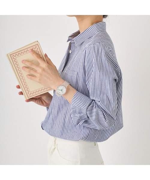 Q&Q SmileSolar(キューアンドキュースマイルソーラー)の「Q&Q SmileSolar / DISNEY COLLECTION プーさん 【S】(アナログ腕時計・レディース・グレー系その他/クリア/イエロー系その他・L/M/S)」の13枚目の写真