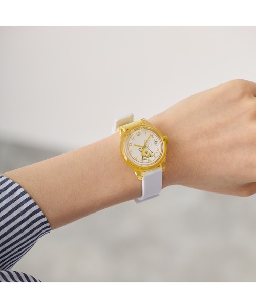 Q&Q SmileSolar(キューアンドキュースマイルソーラー)の「Q&Q SmileSolar / DISNEY COLLECTION プーさん 【S】(アナログ腕時計・レディース・グレー系その他/クリア/イエロー系その他・L/M/S)」の15枚目の写真