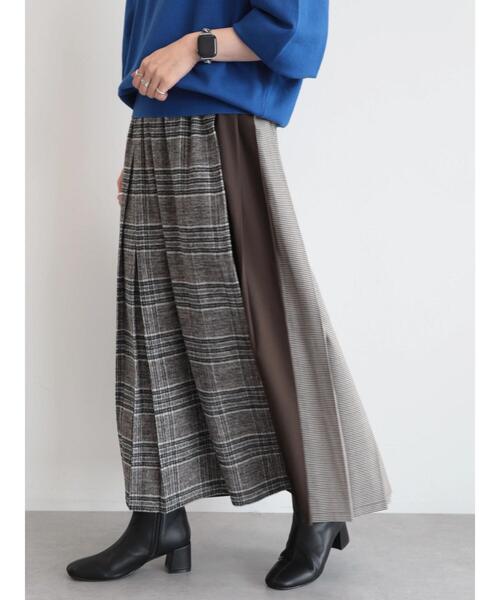 AMERICAN HOLIC（アメリカンホリック）の「アソートチェックプリーツスカート（スカート・レディース・パープル/ブラウン/イエロー/レッド・M/L）」の8枚目の写真