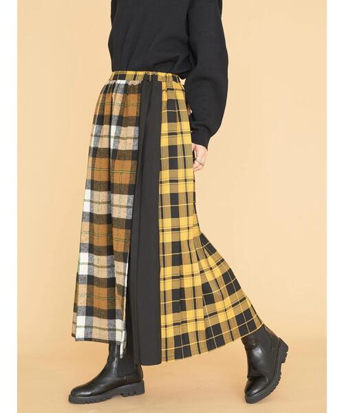 AMERICAN HOLIC（アメリカンホリック）の「アソートチェックプリーツスカート（スカート・レディース・パープル/ブラウン/イエロー/レッド・M/L）」の11枚目の写真