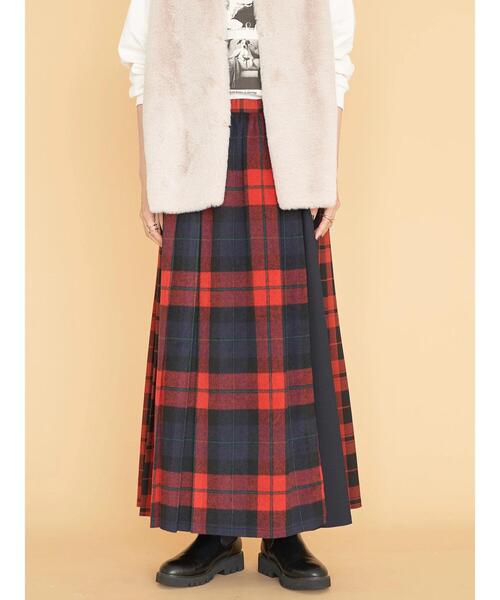 AMERICAN HOLIC（アメリカンホリック）の「アソートチェックプリーツスカート（スカート・レディース・パープル/ブラウン/イエロー/レッド・M/L）」の17枚目の写真