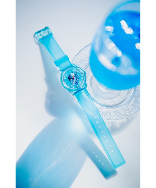 【浅凪/ブルー/新品未使用】Q&Q SmileSolar × 旅する喫茶 第2段 浅凪 Q&Q SmileSolar × 旅する喫茶 第2段