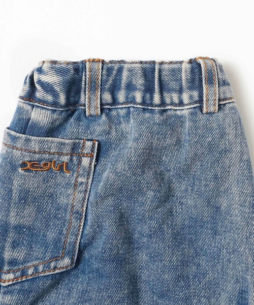 X-girl（エックスガール）の「DENIM LEG WARMER（レッグウォーマー・レディース・インディゴブルー/ブラック・ONE SIZE）」の5枚目の写真