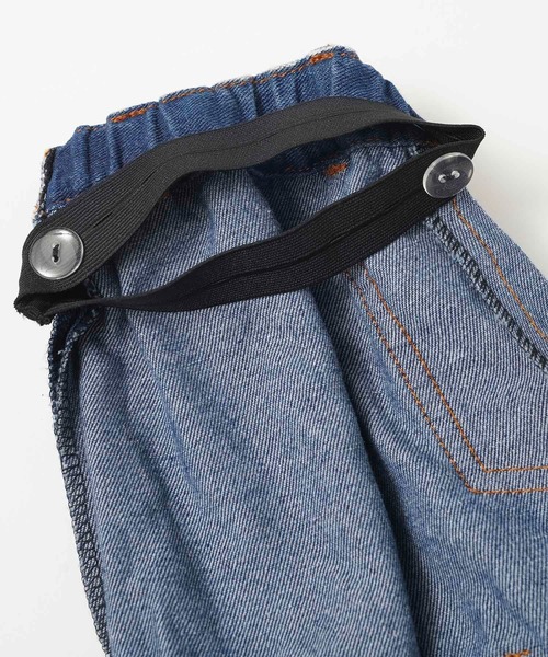 X-girl（エックスガール）の「DENIM LEG WARMER（レッグウォーマー・レディース・インディゴブルー/ブラック・ONE SIZE）」の10枚目の写真