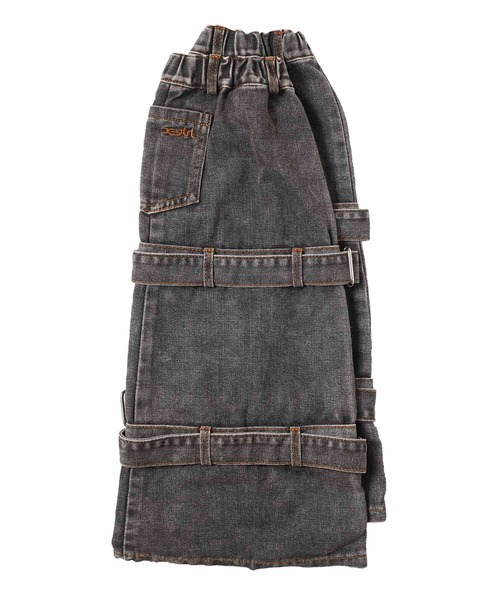 X-girl（エックスガール）の「DENIM LEG WARMER（レッグウォーマー・レディース・インディゴブルー/ブラック・ONE SIZE）」の14枚目の写真