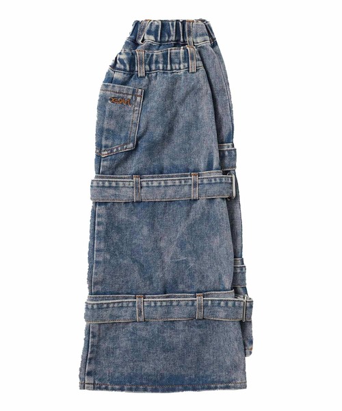 X-girl（エックスガール）の「DENIM LEG WARMER（レッグウォーマー・レディース・インディゴブルー/ブラック・ONE SIZE）」の13枚目の写真