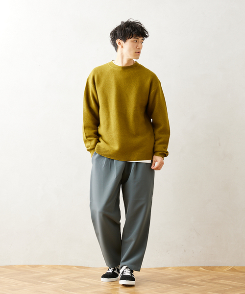 JOURNAL STANDARD relume（ジャーナルスタンダード　レリューム）の「CALIFORNIA D.C ツータック シェフパンツ（スラックス・メンズ・ブラック/ベージュ/ライトグレー/ブラウン・MEDIUM/LARGE）」の6枚目の写真