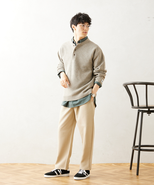 JOURNAL STANDARD relume（ジャーナルスタンダード　レリューム）の「CALIFORNIA D.C ツータック シェフパンツ（スラックス・メンズ・ブラック/ベージュ/ライトグレー/ブラウン・MEDIUM/LARGE）」の8枚目の写真