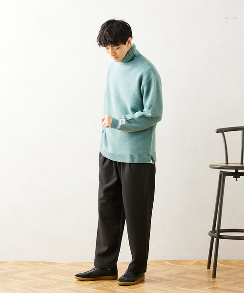 JOURNAL STANDARD relume（ジャーナルスタンダード　レリューム）の「CALIFORNIA D.C ツータック シェフパンツ（スラックス・メンズ・ブラック/ベージュ/ライトグレー/ブラウン・MEDIUM/LARGE）」の9枚目の写真