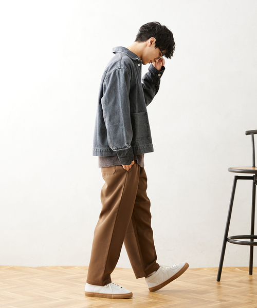 JOURNAL STANDARD relume（ジャーナルスタンダード　レリューム）の「CALIFORNIA D.C ツータック シェフパンツ（スラックス・メンズ・ブラック/ベージュ/ライトグレー/ブラウン・MEDIUM/LARGE）」の22枚目の写真