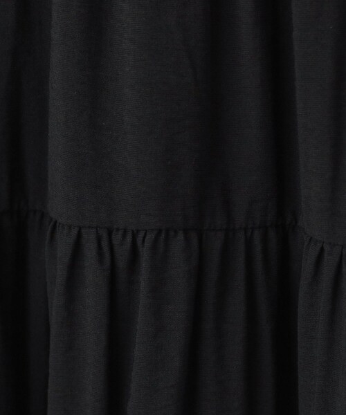 THE SHOP TK （ザ ショップ ティーケー ）の「◆ラウンドギャザースカート【洗濯機洗い可】（スカート・レディース・ブラック/アイボリー・13/12）」の8枚目の写真