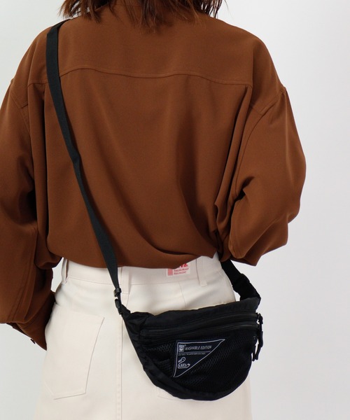 KAKSI(カクシ)の「KAKSI ウォッシャブルボディBAG(ボディバッグ/ウエストポーチ・メンズ・ブラック系/カーキ系/ピンク系/グレー系・FREE)」の10枚目の写真
