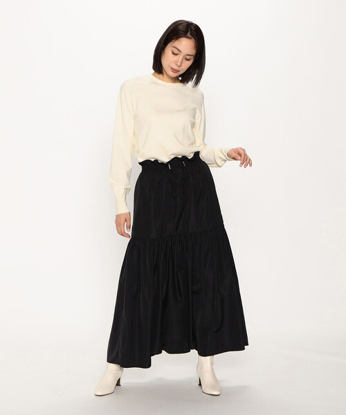 COMME CA ISM(コムサイズム)の「ベーシック クルーネックニット(ニット/セーター・レディース・ホワイト/ライトグレー/ブラック/ブルー・MEDIUM/LARGE)」の6枚目の写真