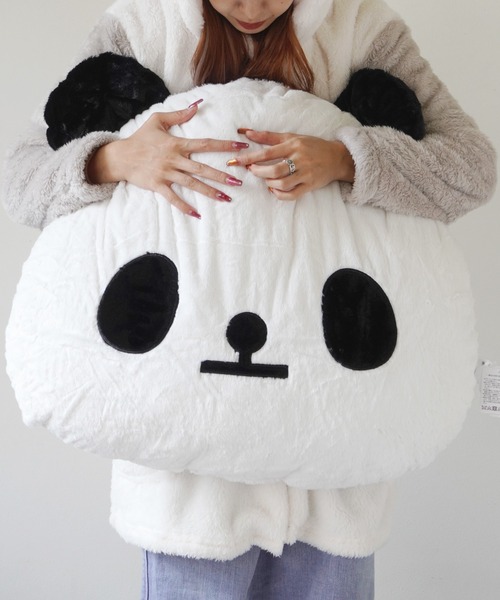 Port（ポート）の「【 Port / ポート 】 特大 パンダ フェイス クッション（クッション/クッションカバー・レディース・ホワイト・FREE）」の4枚目の写真