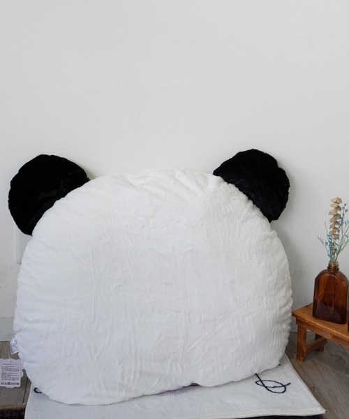 Port（ポート）の「【 Port / ポート 】 特大 パンダ フェイス クッション（クッション/クッションカバー・レディース・ホワイト・FREE）」の5枚目の写真