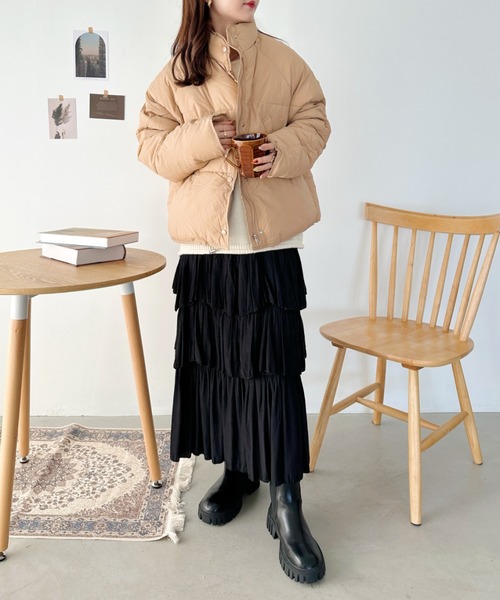 Suitroom ★ パステルウェロンショートダウンジャケット unisex] ショートクロップドダウンジャケット | ファッション