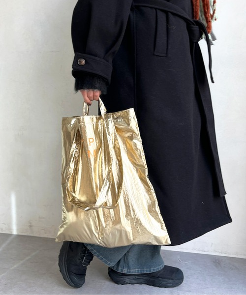 CPCM（シーピーシーエム）の「メタリックトート（トートバッグ・レディース・ピンク/ゴールド/シルバー・FREE）」の10枚目の写真