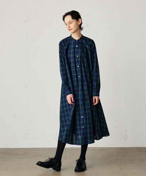 MidiUmi(ミディウミ)の「MidiUmi チェックタックAラインワンピース(ワンピース・レディース・その他2/その他1/オフホワイト・FREE)」の8枚目の写真