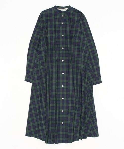 MidiUmi(ミディウミ)の「MidiUmi チェックタックAラインワンピース(ワンピース・レディース・その他2/その他1/オフホワイト・FREE)」の12枚目の写真