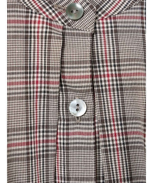 MidiUmi(ミディウミ)の「MidiUmi チェックタックAラインワンピース(ワンピース・レディース・その他2/その他1/オフホワイト・FREE)」の14枚目の写真