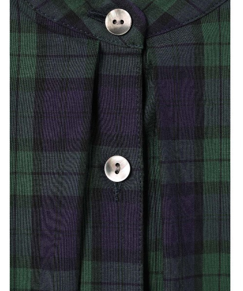 MidiUmi(ミディウミ)の「MidiUmi チェックタックAラインワンピース(ワンピース・レディース・その他2/その他1/オフホワイト・FREE)」の15枚目の写真