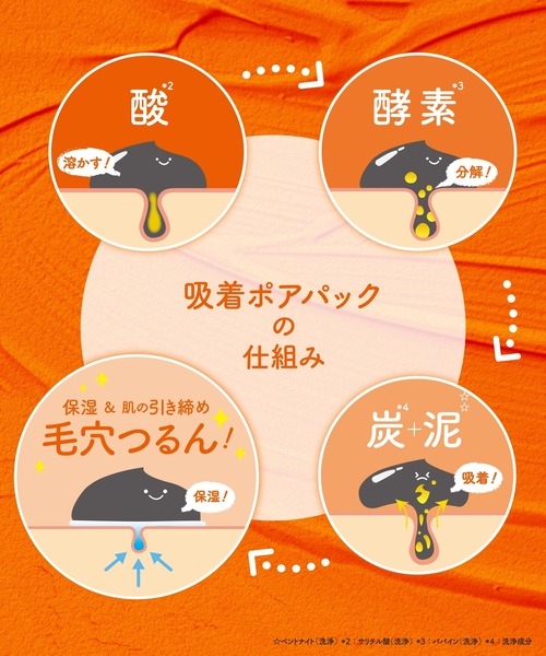 モッチスキン 吸着 ポアパック（フェイススクラブ/ピーリング