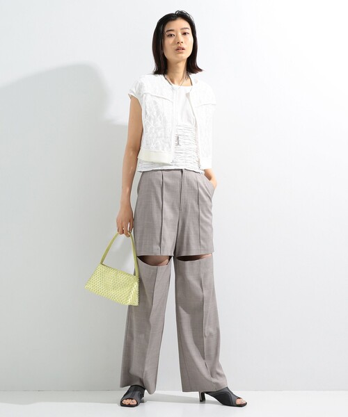 Ray BEAMS（レイビームス）の「Ray BEAMS / シャーイニー バッグ（ハンドバッグ・レディース・ライトブルー/イエロー・ONE SIZE）」の15枚目の写真