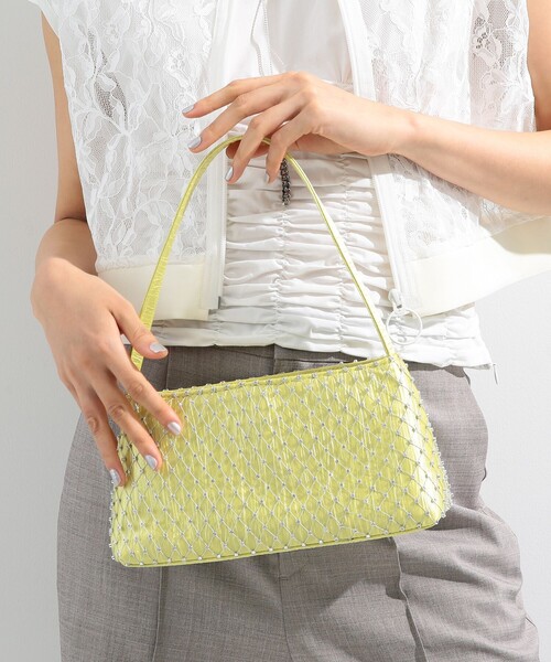 Ray BEAMS（レイビームス）の「Ray BEAMS / シャーイニー バッグ（ハンドバッグ・レディース・ライトブルー/イエロー・ONE SIZE）」の16枚目の写真