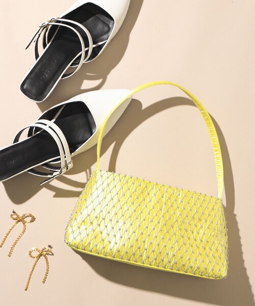 Ray BEAMS（レイビームス）の「Ray BEAMS / シャーイニー バッグ（ハンドバッグ・レディース・ライトブルー/イエロー・ONE SIZE）」の17枚目の写真