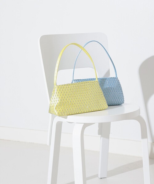 Ray BEAMS（レイビームス）の「Ray BEAMS / シャーイニー バッグ（ハンドバッグ・レディース・ライトブルー/イエロー・ONE SIZE）」の19枚目の写真