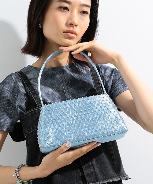 Ray BEAMS（レイビームス）の「Ray BEAMS / シャーイニー バッグ（ハンドバッグ・レディース・ライトブルー/イエロー・ONE SIZE）」の21枚目の写真